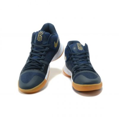 Nike Erkek Kyrie 3 Koyu Obsidian / Metal Altın Basketbol Ayakkabısı Türkiye - 9669DYMI